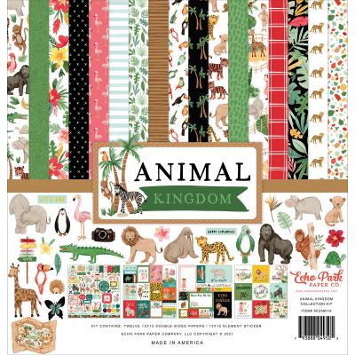 Echo Park Animal Kingdom Designpapier - Collection Kit
